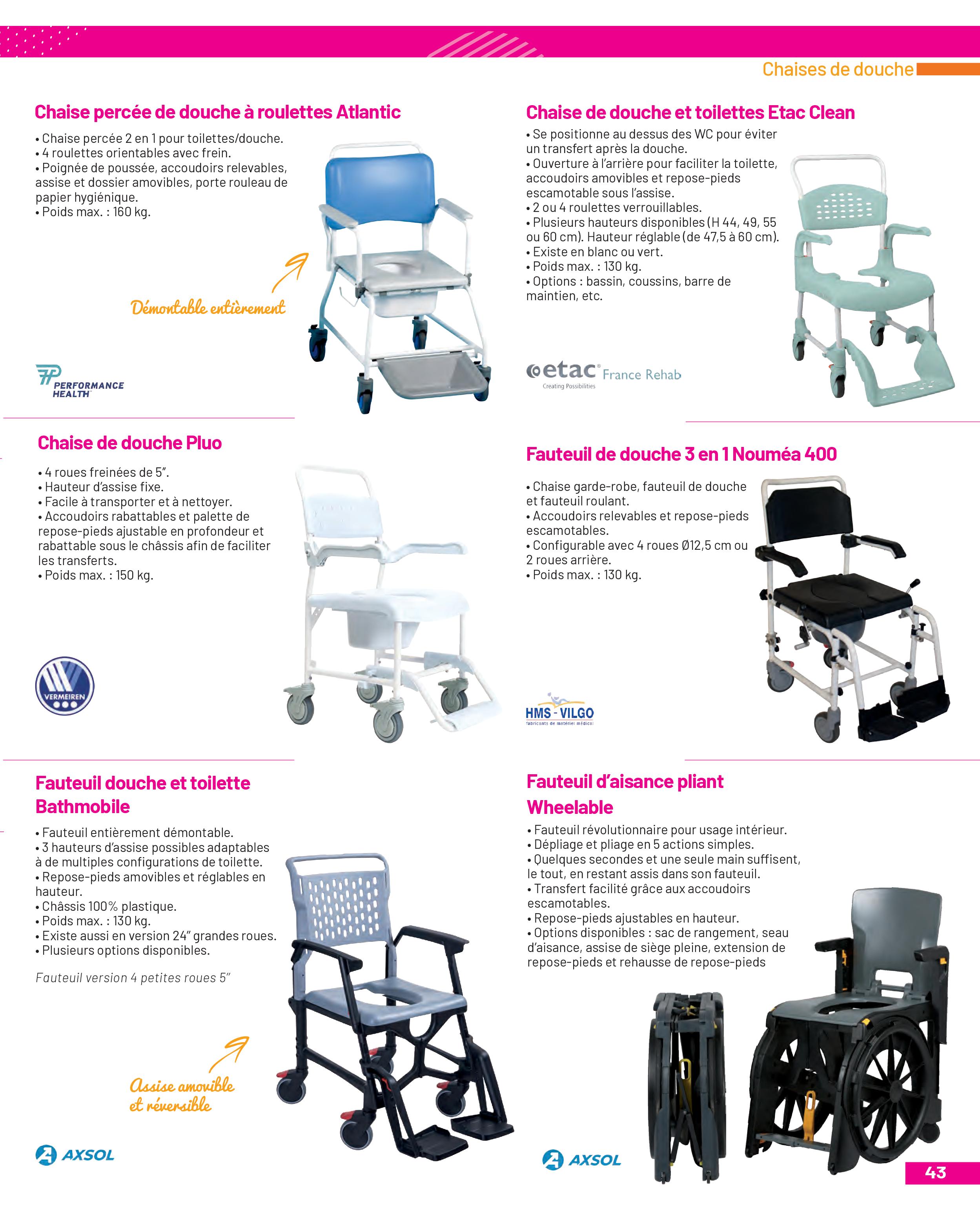 Chaise d'aisance portative pliante avec frein à main pour personnes âgées, chaise  d'aisance à roulettes, chaise d'aisance de transport de chevet avec siège  rembourré : : Hygiène et Santé