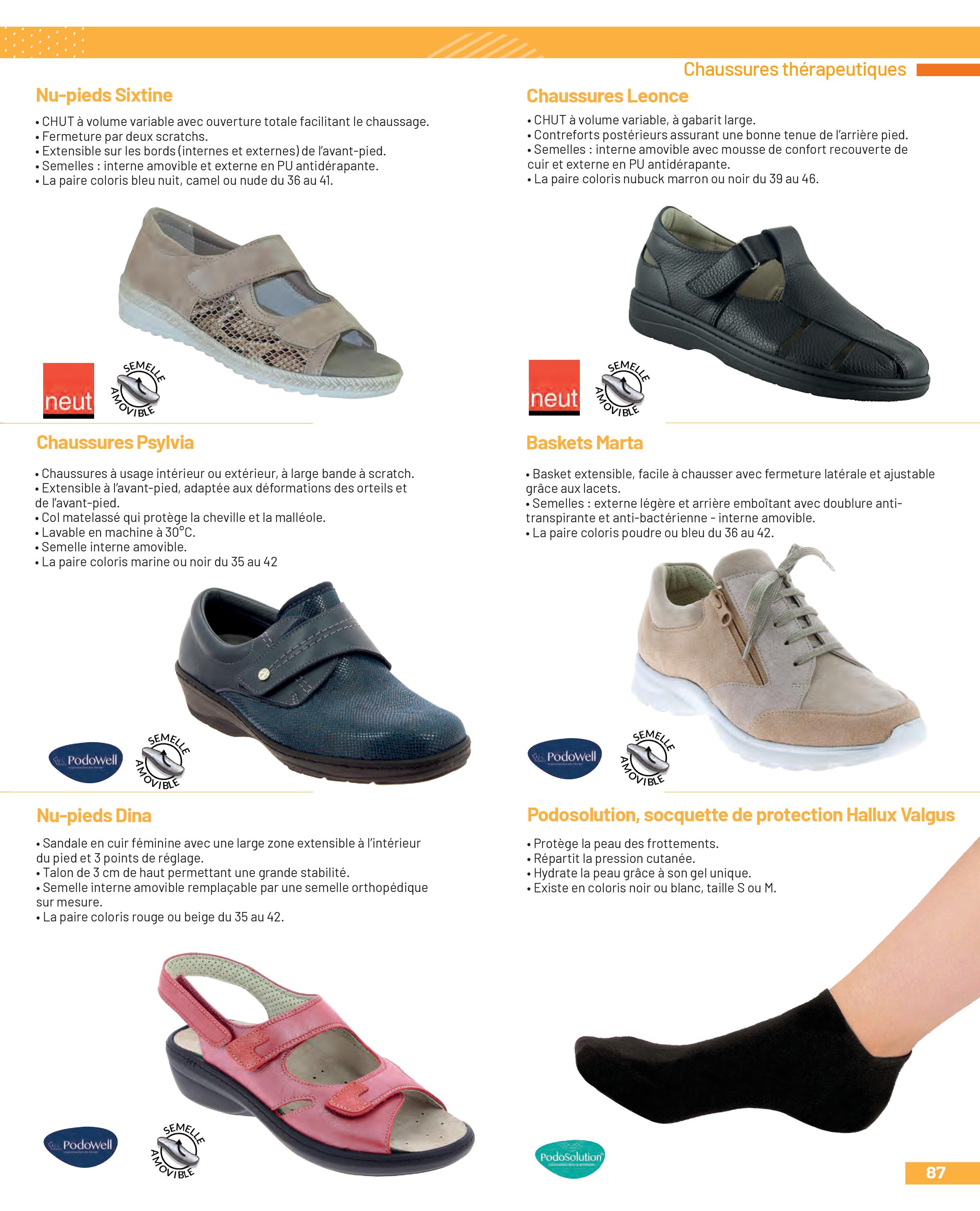 LISA- Chaussures légères et Antidérapantes en Cuir – ELLE MONDE